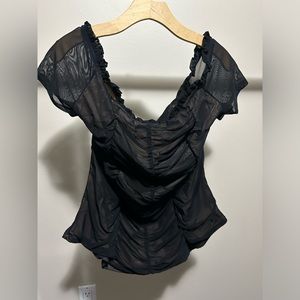 Torrid Faux-Sheer Effect Top PLUS SIZE